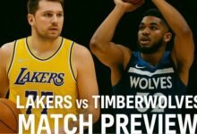 lakers vs timberwolves match player stats