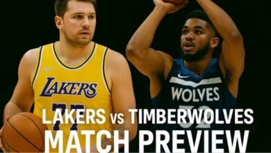 lakers vs timberwolves match player stats